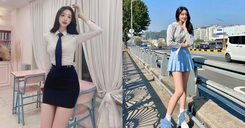 【蜗牛扑克】羨慕同學！美腿系「超正學姊」甜美外型讓人融化，衣服裡隱藏著迷人兇器