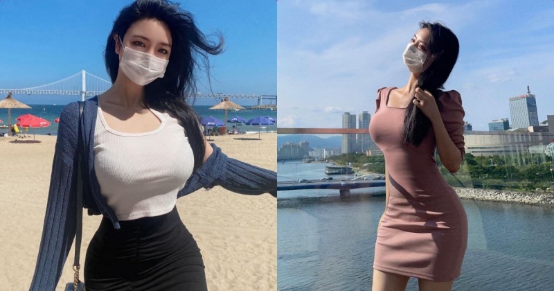 【蜗牛扑克】沙灘大奶正妹「乳量超沈重」，IG私照「爆奶造型連發」！