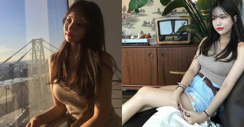 【蜗牛扑克】包不住！素人正妹火辣身材自備一對「兇殘巨乳」，深Ｖ到底「濃厚事業線」乍現
