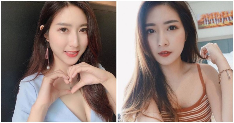 【蜗牛扑克】正妹比心「白嫩美乳」好搶鏡，「嫵媚表情」讓人好想娶回家！